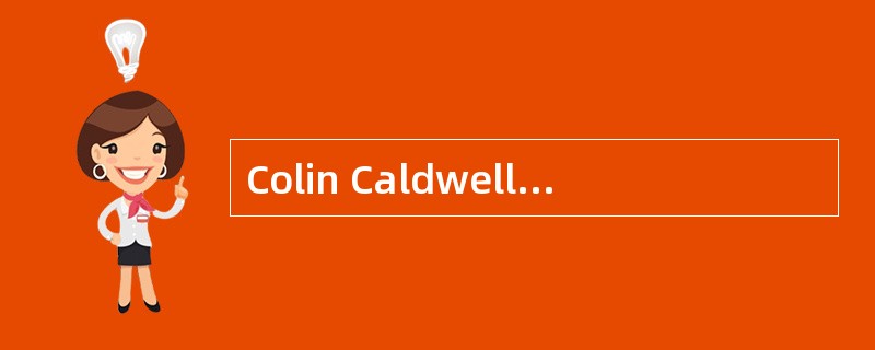 Colin Caldwell, CFA, is the chief investment officer of Northwest Mutual Fund, whose investment obje