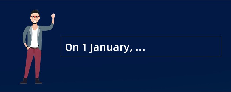 On 1 January, a company entered into a capital lease resulting in an obligation of $10,000 being rec