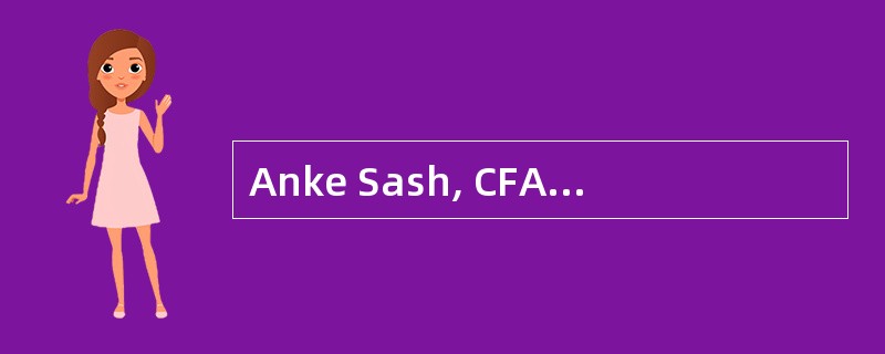 Anke Sash, CFA, is a portfolio manager. One day he buys 200 shares of Stock A at the market price of