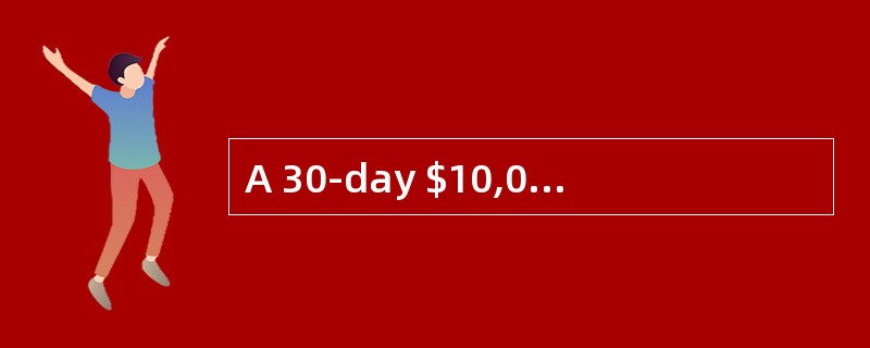 A 30-day $10,000 U.S. Treasury bill sells for $9,932.40. The discount-basis yield (%) is closest to: