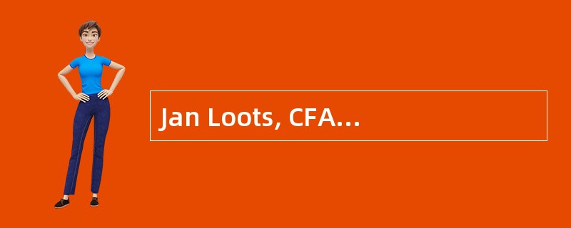 Jan Loots, CFA, quit his job as a portfolio manager at an investment firm with whom he had a non-sol