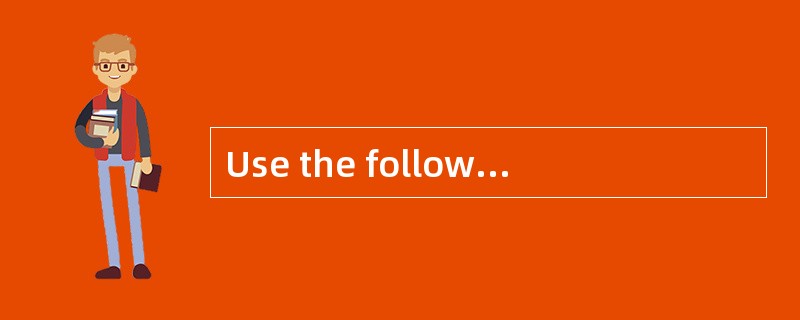 Use the following data to answer Questions 56 through 59.<br />　　Consider a 3-year annual curr