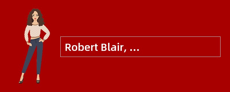 Robert Blair, CFA, Director of Research, has had an ongoing battle with his firm's management a