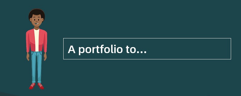 A portfolio to the right of the market portfolio on the CML is: