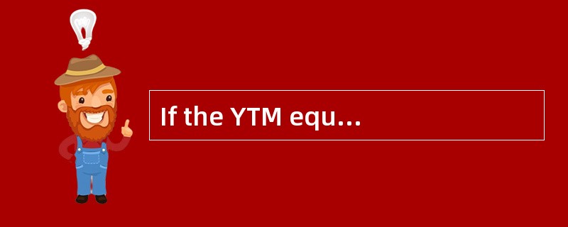 If the YTM equals the actual compound return an investor realizes on an investment in a coupon bond