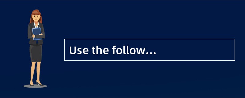 Use the following data to answer Questions 18 and 19.<br />　　A portfolio was created by invest