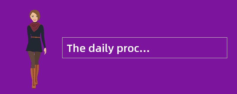 The daily process of adjusting the margin in a futures account is called: