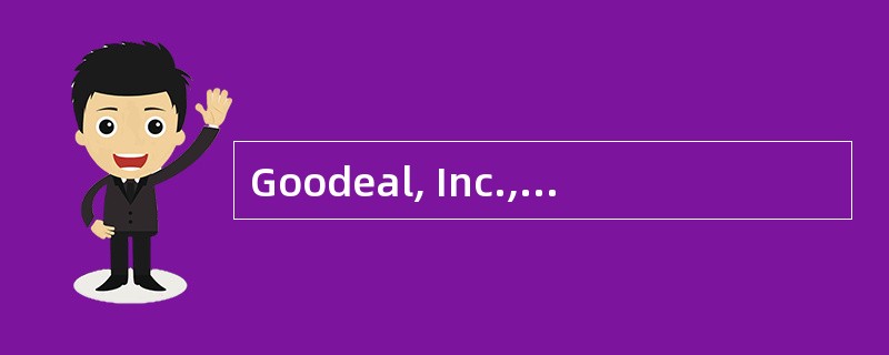 Goodeal, Inc., is considering the purchase of a new material handling system for a cost of $15 milli Goodeal, Inc., is considering the purchase of a new material handling system for a cost of $15 milli