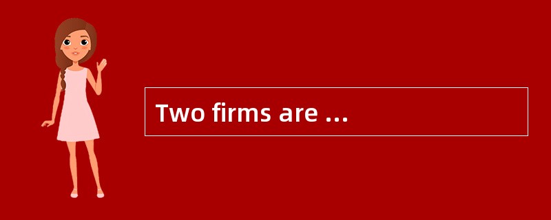 Two firms are identical except that the first pays higher interest charges and lower dividends, whil