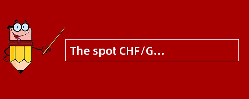 The spot CHF/GBP exchange rate is 3050. In the 180-day forward market, the CHF/GBP exchange rate is- The spot CHF/GBP exchange rate is 3050. In the 180-day forward market, the CHF/GBP exchange rate is-