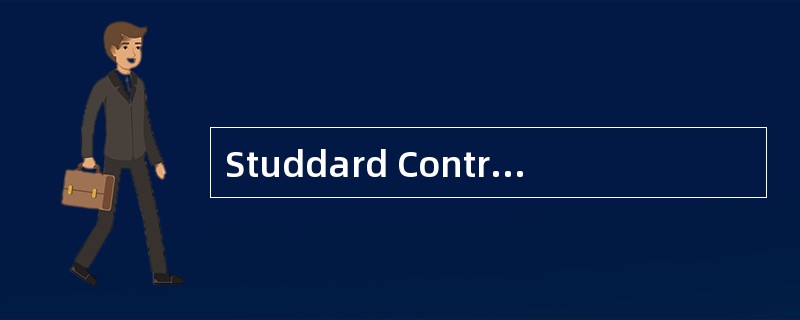 Studdard Controls recently declared a quarterly dividend of $25 payable on Thursday, April 25, to ho