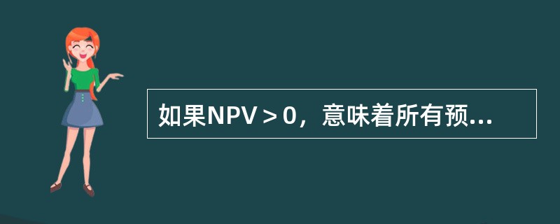 如果NPV＞0，意味着所有预期的现金流入的贴现值之和______投资成本，即这种股票被______价格，因此购买这种股票______。（　　）