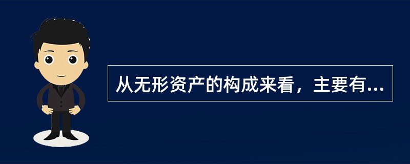 从无形资产的构成来看，主要有两类费用：（）