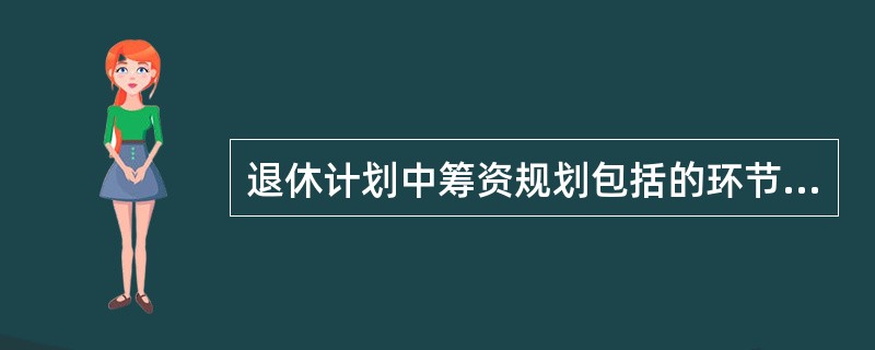 退休计划中筹资规划包括的环节有（　　）。<br />Ⅰ．供款方式的选择<br />Ⅱ．理财工具的选择<br />Ⅲ．投资策略的制定<br />Ⅳ．支付风