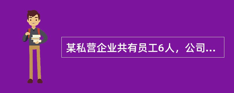 某私营企业共有员工6人，公司想给员工办理团体保险，因此找到某保险公司团险营销员小李商量。小李的下列解释哪项规定不合规的？（　　）