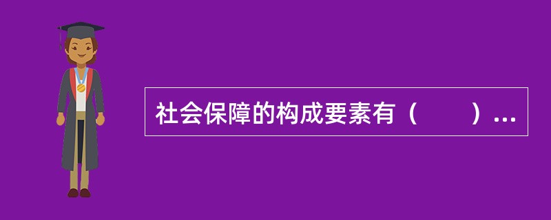 社会保障的构成要素有（　　）。<br />Ⅰ．社会福利<br />Ⅱ．社会保险<br />Ⅲ．社会救助<br />Ⅳ．社会补偿<br />Ⅴ