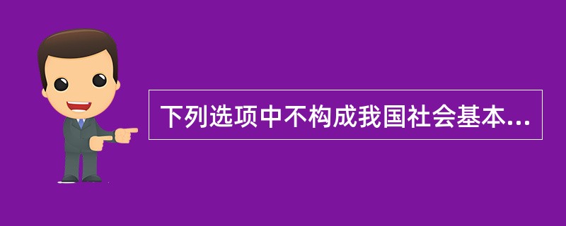 下列选项中不构成我国社会基本养老保障体系的三大支柱的是（　　）。