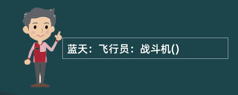 蓝天：飞行员：战斗机()