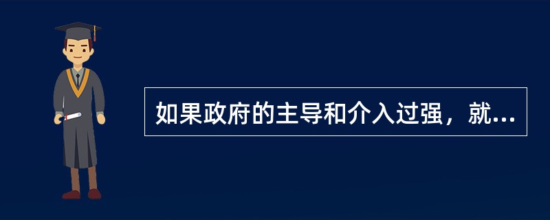 如果政府的主导和介入过强，就容易()甚至打破政府与社会组织的职责边界，甚至出现政府()的现象，挤占社会组织自主发展的空间。