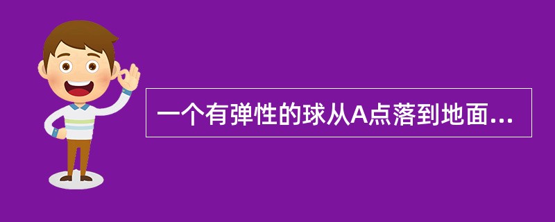 一个有弹性的球从A点落到地面，弹起到B点后又落到高20厘米的平台上，再弹起到C点，最后落到地面上。每次弹起的高度都是落下高度的80%，己知A点离地面比C点离地面高出68厘米，那么A点离地面的高度是多少