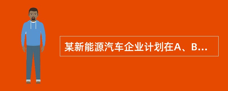 某新能源汽车企业计划在A、B、C、D四个城市建设72个充电站，其中在B市建设的充电站数量占总数的<img border="0" style="width: 15px