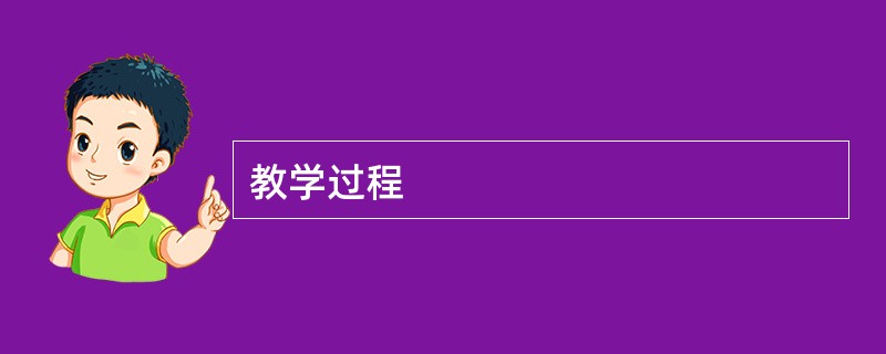 教学过程