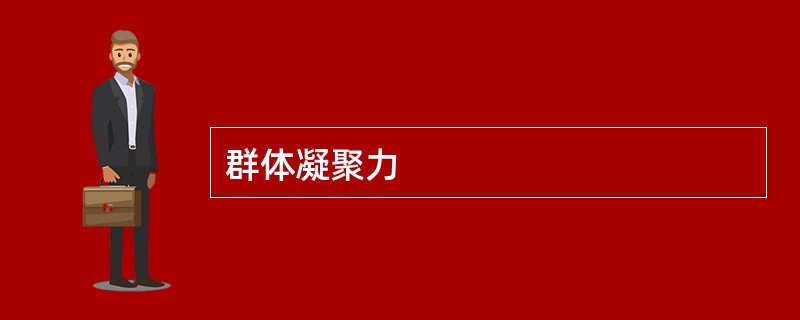 群体凝聚力