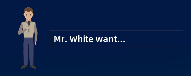 Mr. White wanted to park his car near the roadside but the police asked him __________.