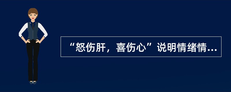 “怒伤肝，喜伤心”说明情绪情感具有（）功能。