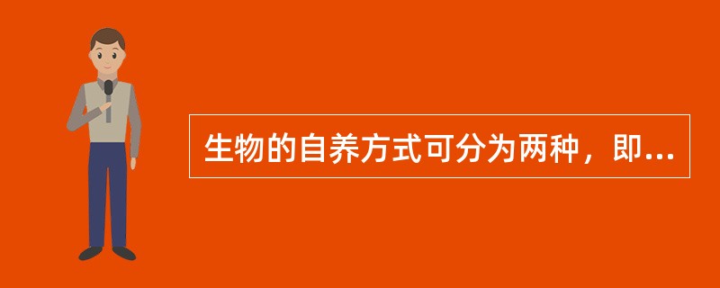 生物的自养方式可分为两种，即_____和_____。