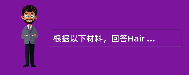 根据以下材料，回答Hair loss can be destructive for themillions of men and women who experience it. Now scient