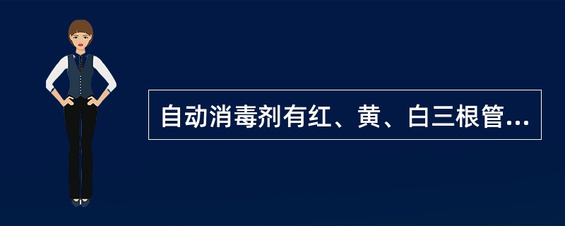 自动消毒剂有红、黄、白三根管子，红色管子以每秒5克的流量流出浓度为20%的酒精溶液，黄色管子以每秒4克的流量流出浓度为25%的酒精溶液，白色管子以每秒6克的流量流出水。白管打开后开始8秒不流，接着流4