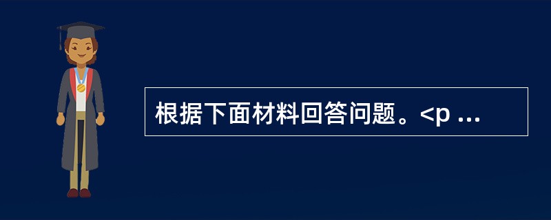 根据下面材料回答问题。<p class="MsoNormal "><img src="https://img.zhaotiba.com/fujian/2