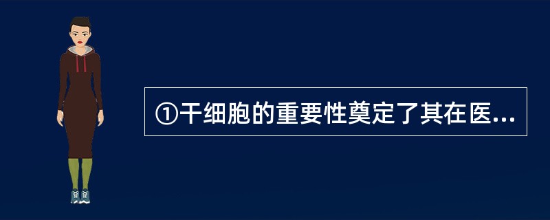 ①干细胞的重要性奠定了其在医药卫生、科技产业、国防等领域内的重要地位<br />②美国总统奥巴马上任之初就宣布取消前任总统对于细胞研究的限制<br />③干细胞因其在生命科学、