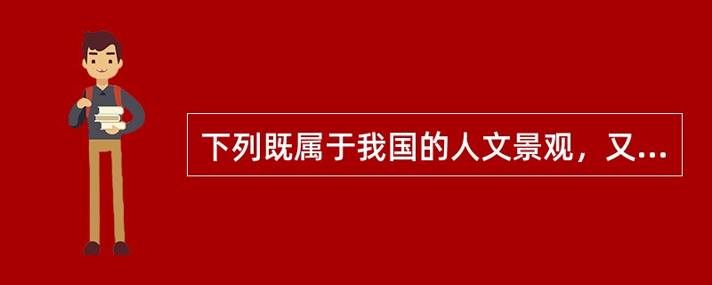 下列既属于我国的人文景观，又属于世界文化遗产的是（　　）。