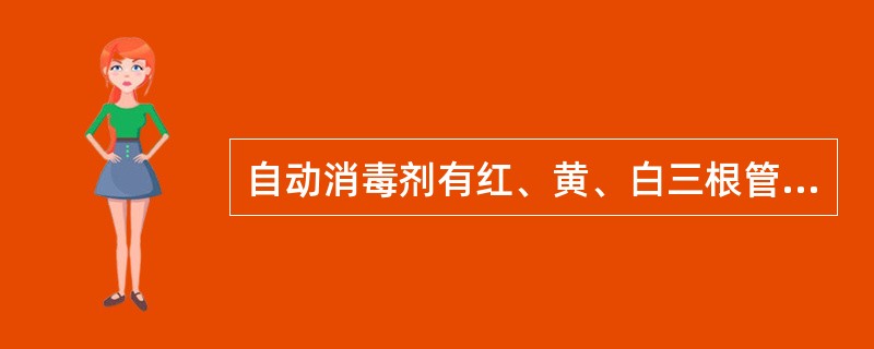 自动消毒剂有红、黄、白三根管子，红色管子以每秒5克的流量流出浓度为20%的酒精溶液，黄色管子以每秒4克的流量流出浓度为25%的酒精溶液，白色管子以每秒6克的流量流出水。白管打开后开始8秒不流，接着流4