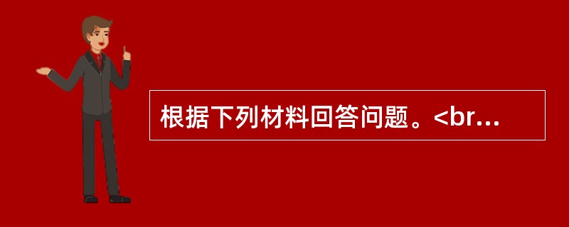 根据下列材料回答问题。<br /><img src="https://img.zhaotiba.com/fujian/20220831/yxfzoaa4ide.png&qu