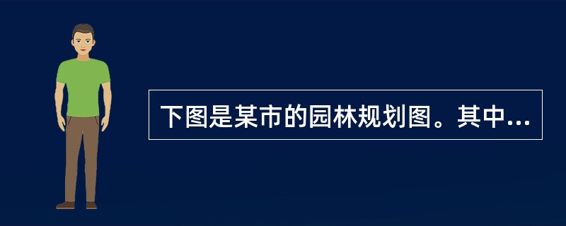 下图是某市的园林规划图。其中，草地面积占正方形的<img border="0" style="width: 16px; height: 41px;" sr