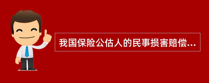 我国保险公估人的民事损害赔偿责任的归责原则应适用（　　）责任原则。