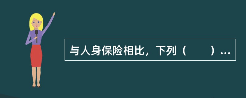 与人身保险相比，下列（　　）不属于财产损失保险的保险利益的特殊性。[2010年8月真题]