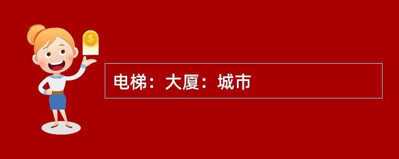 电梯：大厦：城市