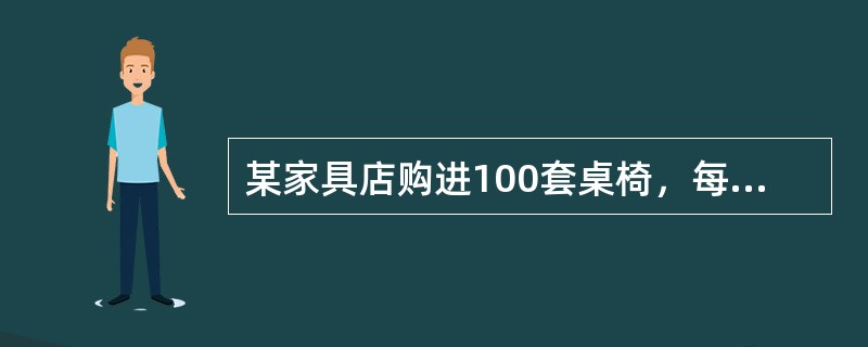某家具店购进100套桌椅，每套进价200元，按期望获利50%定价出售。卖掉60套桌椅后，店主为提前收回资金，打折出售余下的桌椅。售完全部桌椅后，实际利润比期望利润低了18%。问余下的桌椅是打几折出售的