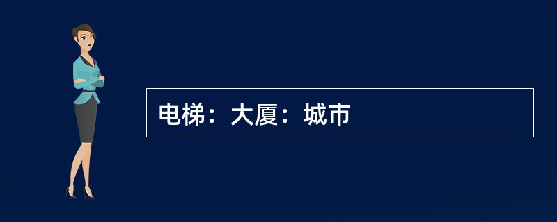 电梯：大厦：城市