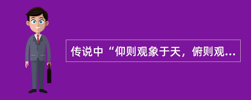 传说中“仰则观象于天，俯则观法于地”，最终创造八卦的人是（）。