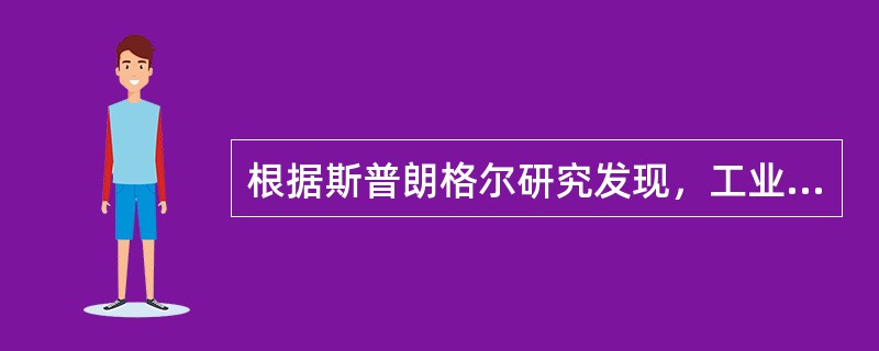 根据斯普朗格尔研究发现，工业工程师的最明显的价值观是( )。