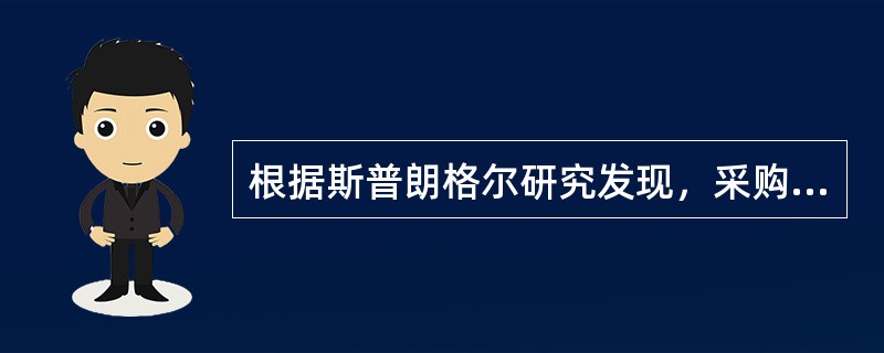 根据斯普朗格尔研究发现，采购代理商的最明显的价值观是( )价值观。