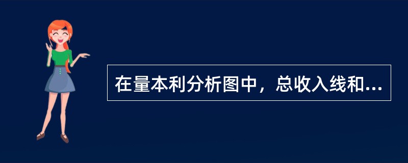 在量本利分析图中，总收入线和总成本线的交叉点是保本点。()