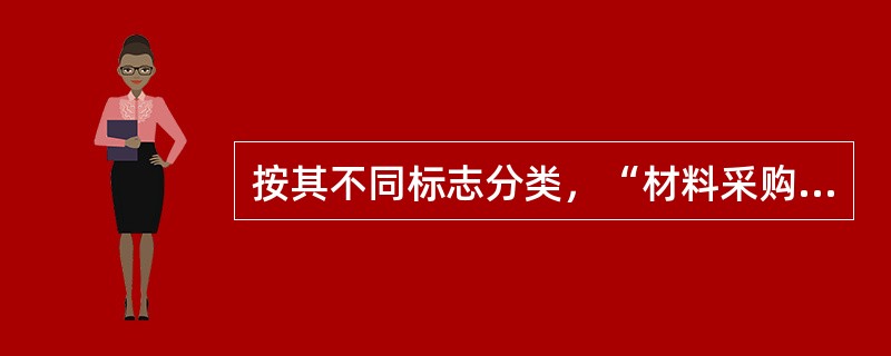 按其不同标志分类，“材料采购”账户可能属于()。