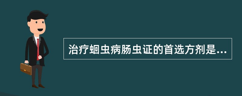 治疗蛔虫病肠虫证的首选方剂是（）