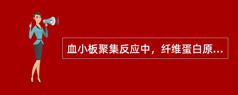 血小板聚集反应中，纤维蛋白原的受体是（）